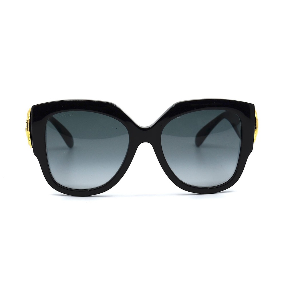 NEW GUCCI GG1407S 001 BLACK GREY AUTHENTIC SUNGLASSES - Picture 3 of 16